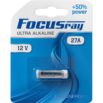 Батарея алкалиновая высоковольтная Focusray ULTRA ALKALINE 27A BL1 арт. 622555