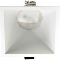 Встраиваемый потолочный светильник RITTER Artin квадрат скрытая лампа 94x94x52 монтажное отверстие 85x85 GU5.3 белый 51437 4