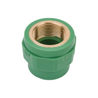 Комбинированная муфта Banninger полипропиленовая, зеленая, 40x1.1/4 ВР 7R11094711