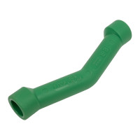Обводное колено Banninger полипропиленовое, зеленое, 20 мм 7461060011