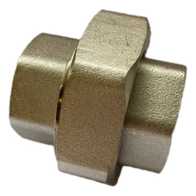 Сгон американка резьбовой прямой DOUBLE-LIN В/В 1" никелированная латунь LL6023 (1")