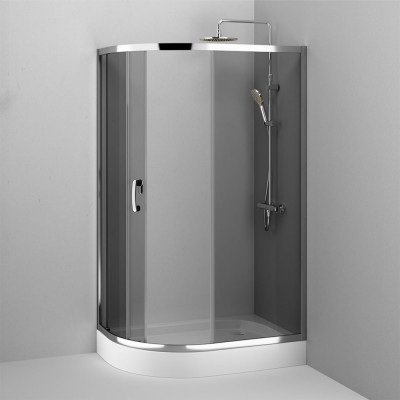 Душевое ограждение AM.PM Like 120x80, стекло тонированное W83G-302U120CG64