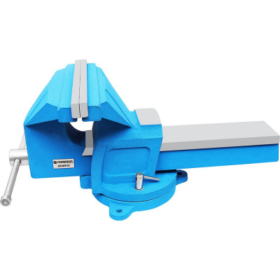 Тиски Forsage стальные усиленные поворотные с наковальней 10"-250мм F-6540910(18541)