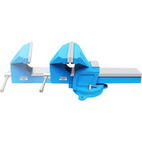 Тиски Forsage стальные усиленные поворотные с наковальней 10"-250мм F-6540910(18541)