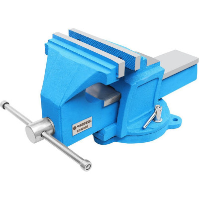 Тиски Forsage стальные усиленные поворотные с наковальней 6"-150мм F-6540906(18539)