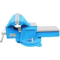 Тиски Forsage стальные усиленные поворотные с наковальней 6"-150мм F-6540906(18539)