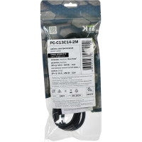 Кабель электропит. PDU 3х1.5 2м с разъемами С13-C14 ITK PC-C13C14-2M