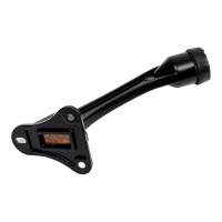 Напольный дверной упор Fuaro DS-100 BL черный козья ножка 45381