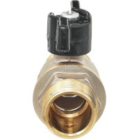 Шаровой кран БАЗ 11Б27П1 Ду15 А32/1 нр/нр бабочка никель PN40 серия Standart БАЗ.А32.1.15.НГ.40.Н