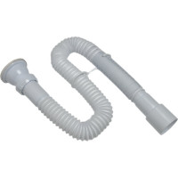 Гофрированный сифон Wirquin 1 1/2x40/50 мм L1200 мм с хомутом жёсткости 30717985
