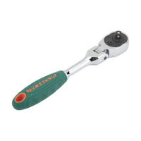 Трещоточная рукоятка Jonnesway R4102 с шарниром 1/4 DR, 36 зубцов, 155 мм 46382