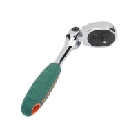 Трещоточная рукоятка Jonnesway R4102 с шарниром 1/4 DR, 36 зубцов, 155 мм 46382