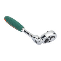 Трещоточная рукоятка Jonnesway R4102 с шарниром 1/4 DR, 36 зубцов, 155 мм 46382