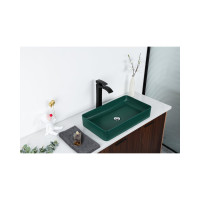 Смеситель для умывальника Gappo G1007-86 высокий, литой, черный, картридж 35 549459