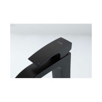 Смеситель для умывальника Gappo G1007-86 высокий, литой, черный, картридж 35 549459