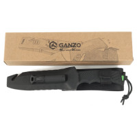 Нож с паракордом Ganzo G8012V2-BK