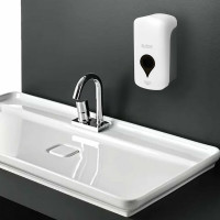 Диспенсер для мыла-пены LAIMA ULTRA PROFESSIONAL, наливной, 1 л, белый, ABS-пластик 606832