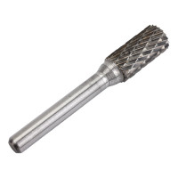 Борфреза цилиндрическая (А) 10 ВК8 dхв=6мм без торцевого зуба Х-обр. насечка Beltools ri.384.14