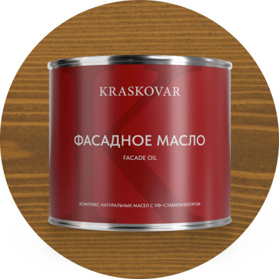 Масло фасадное Kraskovar Дуб 2,2л 1161
