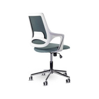 Кресло UTFC М-804 Ситро/Citro whitePL хром Ср QH21-1307 бирюзовое ИКСитро08