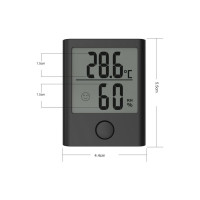 Цифровой термогигрометр BALDR B0134TH-BLACK