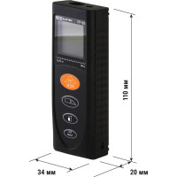 Лазерная рулетка TDM ELECTRIC ЛР-60 Алмаз, дальность 60 м SQ1018-0202
