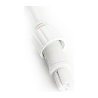 Сетевой шнур для гирлянд FERON 3м, 2x0,5мм2, IP44 белый, DM403 48189
