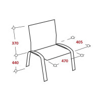 Стул ООО Комус UA ISO WIN ИЗО черный, ткань черная С-11 1332050