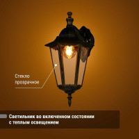 Светильник уличный шестигранник TDM ELECTRIC, 100Вт, вниз, бронза SQ0330-0017