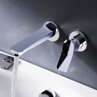 Смеситель для умывальника AM.PM X-Joy монтируемый в стену, хром F85A72600