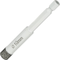 Коронка алмазная по керамике и керамограниту 10 мм Diamond Industrial DIDKVP10S10