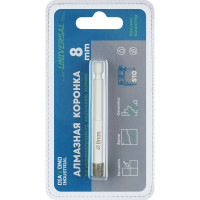 Коронка алмазная по керамике и керамограниту 8 мм Diamond Industrial DIDKVP08S10