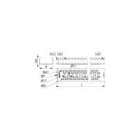 Перфорированный лоток DKC 150x100 L2000 35332