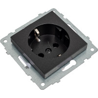 Механизм розетки OVIVO с заземлением, серебро, 600-000310-217