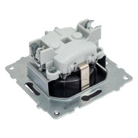 Механизм розетки OVIVO с заземлением, серебро, 600-000310-217