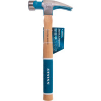 Молоток-гвоздодер GROSS 680 г, угол 75, магнит, обрезиненная рукоятка american hickory 10425