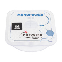 Леска Premier fishing MONOPOWER ICE PR-MI-T-014-30, 0.14мм/30м, прозрачный нейлон 280971