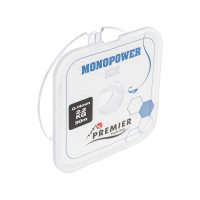 Леска Premier fishing MONOPOWER ICE PR-MI-T-014-30, 0.14мм/30м, прозрачный нейлон 280971