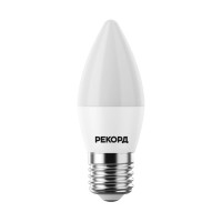 Светодиодная лампа РЕКОРД LED B37-U 8W Е27 4000К 25041