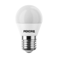 Светодиодная лампа РЕКОРД LED P45-U 8W Е27 4000К 25045