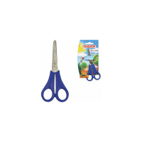 Ножницы Пифагор 135 мм, с линейкой, цвет ассорти, в картонной упаковке с европодвесом 231163