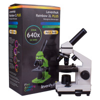 Микроскоп Levenhuk Rainbow 2L PLUS Moonstone\Лунный камень 69041