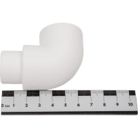 Переходной угольник PRO AQUA PP-R 90 градусов Н-В белый, 25 мм PA13610Pb