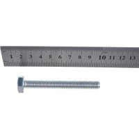 Болт с ш\г Качественный КРЕПЕЖ полная резьба DIN 933 558 10x80 15 шт 0500835 КЧ