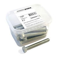 Болт с ш\г Качественный КРЕПЕЖ полная резьба DIN 933 558 10x80 15 шт 0500835 КЧ