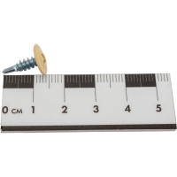 Прессшайба Качественный КРЕПЕЖ 4.2х13 мм, слоновая кость RAL 1014, сверло, 450 шт 0300331 КЧ