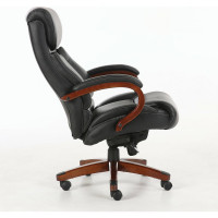 Офисное кресло, дерево, натуральная кожа, черное, BRABIX Infinity EX-707 531826