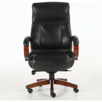 Офисное кресло, дерево, натуральная кожа, черное, BRABIX Infinity EX-707 531826