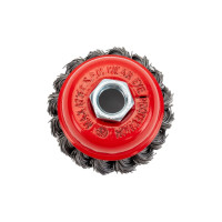 Щетка для МШУ чашка (65 мм, М14, крученая металлическая проволока) Калибр 00000041854