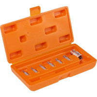 Набор бит вставок TORX (3/8", 30 мм, адаптер для бит 1/2" DR, 7 шт., в кейсе) Airline AT-B-20